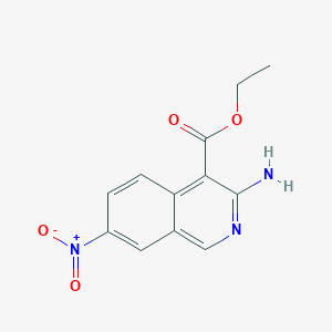 Ethyl 3-amino-7-nitroisoquinoline-4-carboxylate