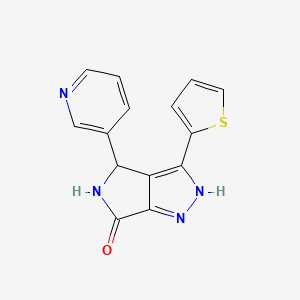 4-(3-pyridyl)-3-(2-thienyl)-4,5-dihydropyrrolo[3,4-c]pyrazol-6(1H)-one