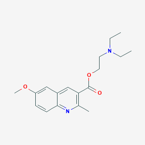 2-(Diethylamino)ethyl 6-methoxy-2-methylquinoline-3-carboxylate