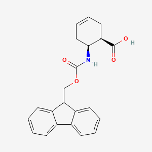 (1R,6S)-6-{[(9H-fluoren-9-ylmethoxy)carbonyl]amino}cyclohex-3-ene-1-carboxylic acid