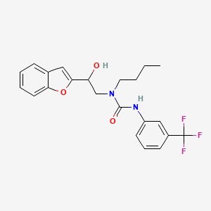 1-[2-(1-Benzofuran-2-yl)-2-hydroxyethyl]-1-butyl-3-[3-(trifluoromethyl)phenyl]urea