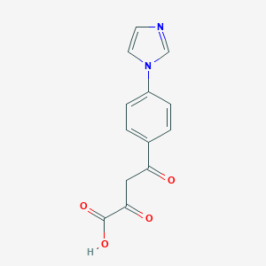 molecular formula C13H10N2O4 B011486 4-[4-(1h-Imidazol-1-yl)phenyl]-2,4-dioxo-butanoic acid CAS No. 105356-71-6