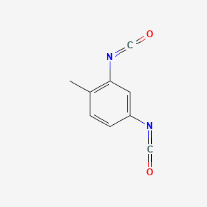 molecular formula C9-H6-N2-O2 B1148605 Tolylene Diisocyanate (MIX OF ISOMERS) CAS No. 26471-62-5