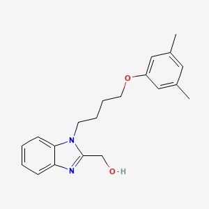 {1-[4-(3,5-dimethylphenoxy)butyl]-1H-benzimidazol-2-yl}methanol