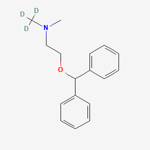 molecular formula C17H18D3NO B1148623 苯海拉明-d3 CAS No. 170082-18-5
