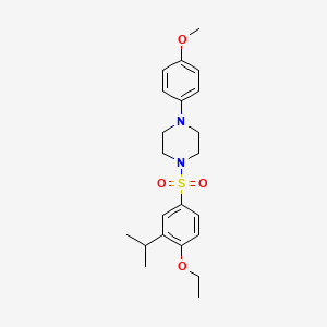 1-[(4-Ethoxy-3-isopropylphenyl)sulfonyl]-4-(4-methoxyphenyl)piperazine