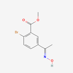 Methyl 2-bromo-5-(1-(hydroxyimino)ethyl)benzoate