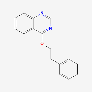 molecular formula C16H14N2O B1148639 4-(Phenethyloxy)quinazoline CAS No. 124427-60-7