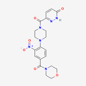 6-({4-[4-(morpholin-4-ylcarbonyl)-2-nitrophenyl]piperazin-1-yl}carbonyl)pyridazin-3(2H)-one