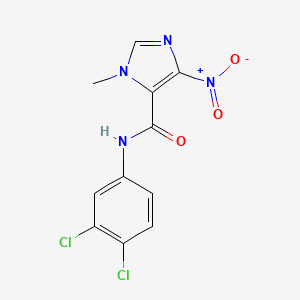 N-(3,4-dichlorophenyl)-1-methyl-4-nitro-1H-imidazole-5-carboxamide