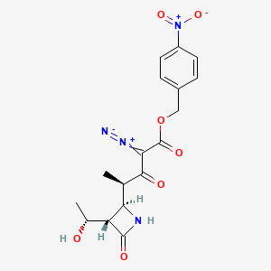 (R)-4-Nitrobenzyl 2-diazo-4-((2R,3S)-3-((R)-1-hydroxyethyl)-4-oxoazetidin-2-yl)-3-oxopentanoate