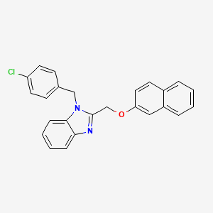 1-(4-chlorobenzyl)-2-[(naphthalen-2-yloxy)methyl]-1H-benzimidazole