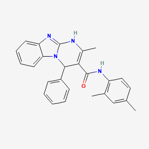 N-(2,4-dimethylphenyl)-2-methyl-4-phenyl-1,4-dihydropyrimido[1,2-a]benzimidazole-3-carboxamide