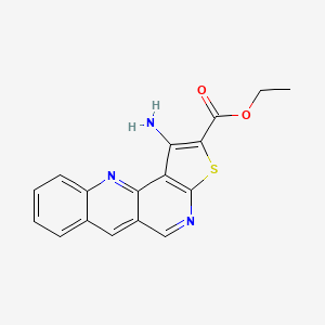 Ethyl 1-aminobenzo[b]thieno[2,3-h][1,6]naphthyridine-2-carboxylate