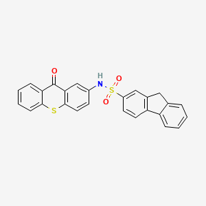 N-(9-oxo-9H-thioxanthen-2-yl)-9H-fluorene-2-sulfonamide