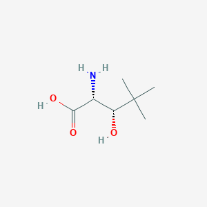 molecular formula C7H15NO3 B1148689 (2R,3S)-2-Amino-3-Hydroxy-4,4-Dimethylpentanoic Acid CAS No. 1279049-31-8