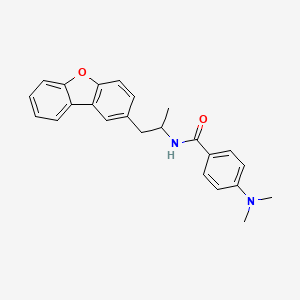 N-(2-dibenzo[b,d]furan-2-yl-1-methylethyl)-4-(dimethylamino)benzamide