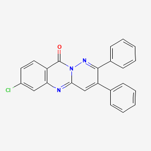 7-chloro-2,3-diphenyl-10H-pyridazino[6,1-b]quinazolin-10-one