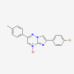 6-(4-Bromophenyl)-2-(4-methylphenyl)imidazo[1,2-b][1,2,4]triazine 4-oxide