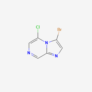 3-Bromo-5-chloroimidazo[1,2-A]pyrazine