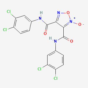 N,N'-bis(3,4-dichlorophenyl)-1,2,5-oxadiazole-3,4-dicarboxamide 2-oxide