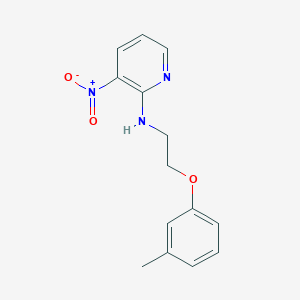 N-[2-(3-methylphenoxy)ethyl]-3-nitropyridin-2-amine