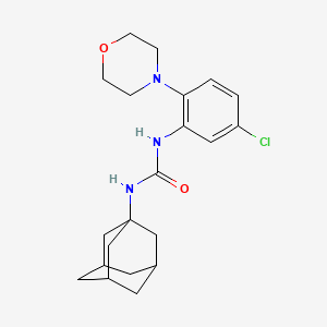 molecular formula C21H28ClN3O2 B11487155 N-1-adamantyl-N'-(5-chloro-2-morpholin-4-ylphenyl)urea 