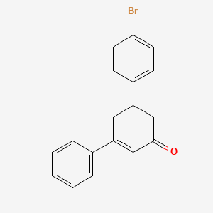 5-(4-Bromophenyl)-3-phenylcyclohex-2-en-1-one