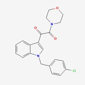 1-[1-(4-chlorobenzyl)-1H-indol-3-yl]-2-(morpholin-4-yl)ethane-1,2-dione