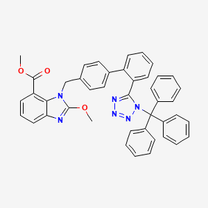 Methyl 2-methoxy-1-({2'-[1-(triphenylmethyl)-1H-tetrazol-5-yl][1,1'-biphenyl]-4-yl}methyl)-1H-benzimidazole-7-carboxylate