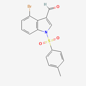 4-Bromo-1-tosyl-1H-indole-3-carboxaldehyde