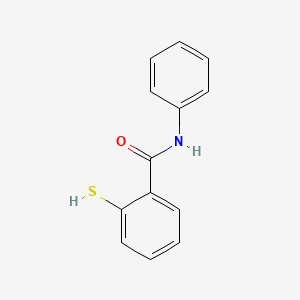 molecular formula C13H11NOS B1148751 N-Phenyl-2-mercaptobenzamide CAS No. 18205-99-7