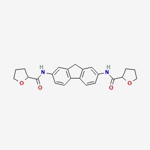 2-Furancarboxamide, tetrahydro-N-[7-[[(tetrahydro-2-furanyl)carbonyl]amino]-9H-fluoren-2-yl]-