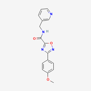 3-(4-methoxyphenyl)-N-(pyridin-3-ylmethyl)-1,2,4-oxadiazole-5-carboxamide