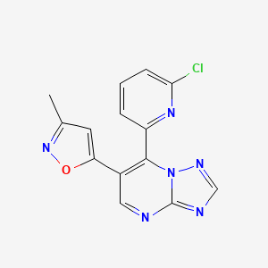 5-(7-(6-Chloropyridin-2-yl)-[1,2,4]triazolo[1,5-a]pyriMidin-6-yl)-3-Methylisoxazole