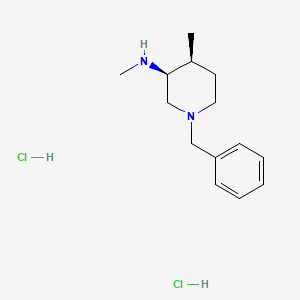 (3S,4S)-1-benzyl-N,4-dimethylpiperidin-3-amine dihydrochloride
