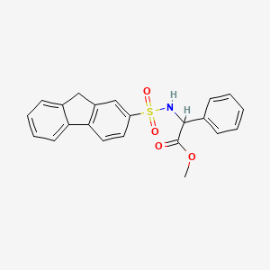 methyl [(9H-fluoren-2-ylsulfonyl)amino](phenyl)acetate