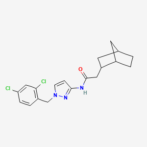 2-(bicyclo[2.2.1]hept-2-yl)-N-[1-(2,4-dichlorobenzyl)-1H-pyrazol-3-yl]acetamide