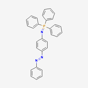 molecular formula C30H24N3P B11487868 (E)-1-phenyl-2-{4-[(triphenyl-lambda~5~-phosphanylidene)amino]phenyl}diazene CAS No. 33341-95-6