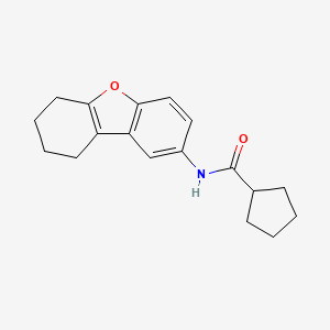 N-(6,7,8,9-tetrahydrodibenzo[b,d]furan-2-yl)cyclopentanecarboxamide