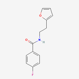 4-Fluoro-N-(2-(furan-2-yl)ethyl)benzamide