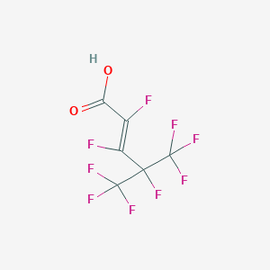 molecular formula C6HF9O2 B011488 4-(Trifluoromethyl)hexafluoropent-2-enoic acid CAS No. 103229-89-6