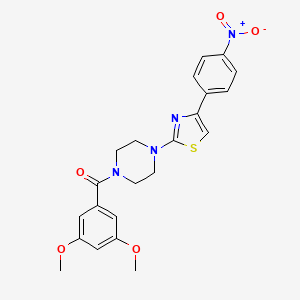 1-(3,5-Dimethoxybenzoyl)-4-[4-(4-nitrophenyl)-1,3-thiazol-2-YL]piperazine