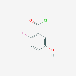 molecular formula C7H4ClFO2 B1148808 2-Fluoro-5-hydroxybenzoyl chloride CAS No. 1261748-99-5