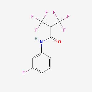 3,3,3-Trifluoro-N-(3-fluorophenyl)-2-(trifluoromethyl)propanamide