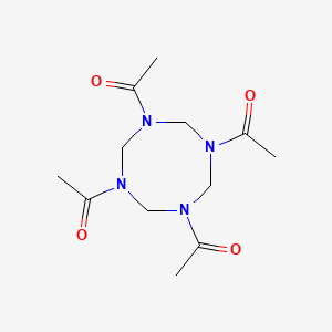 molecular formula C12H20N4O4 B11488174 1,3,5,7-Tetraacetyloctahydro-1,3,5,7-tetrazocine CAS No. 41378-98-7