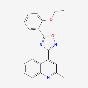 4-[5-(2-Ethoxyphenyl)-1,2,4-oxadiazol-3-yl]-2-methylquinoline