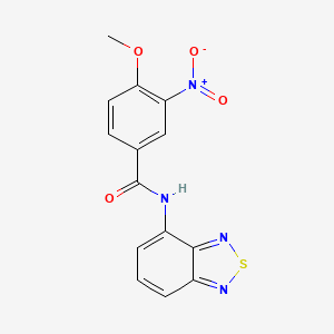 N-(2,1,3-benzothiadiazol-4-yl)-4-methoxy-3-nitrobenzamide