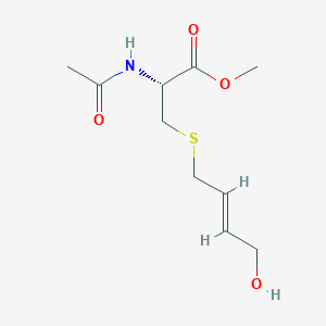 molecular formula C9H15NO4S B1148835 N-乙酰-S-(4-羟基-2-丁烯-1-基)- CAS No. 159092-65-6