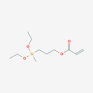 molecular formula C11H22O4Si B1148839 (3-ACRYLOXYPROPYL)METHYLDIETHOXYSILANE, 95per cent CAS No. 146666-71-9